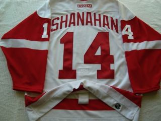 BRENDAN SHANAHAN DETROIT RED WINGS CCM AUTHENTIC 2002 CUP NHL HOCKEY 