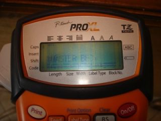 Brother P Touch Model 1600 Label Maker Thermal Printer Portable Pro XL 