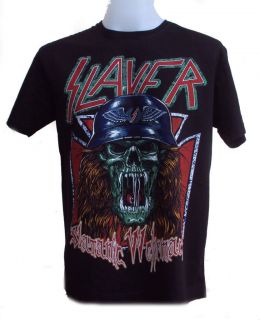 Slayer  Slatanic Wehrmacht  Vintage T Shirt RRP £24.99 Brand 