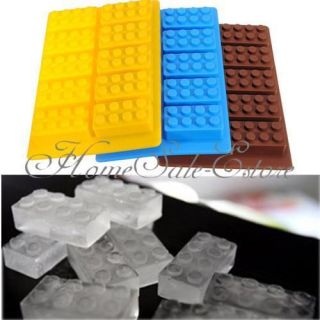   Lego Brick Block Ice Cube Chocolate Jelly Tray Maker Mold Mould
