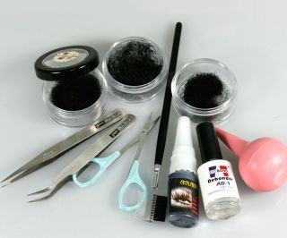 10pcs false eyelashes makeup eyelash extension kit e133 from hong
