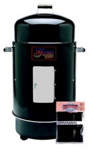 Brinkmann 852 7080 V Gourmet Charcoal Smoker and Grill with Vinyl 