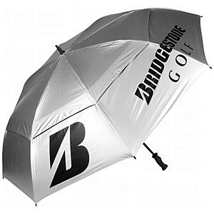 bridgestone dbl canopy umbrella 68in slv blk golf policies