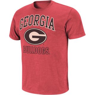 Georgia Bulldogs Red Outfield Slub Knit T Shirt