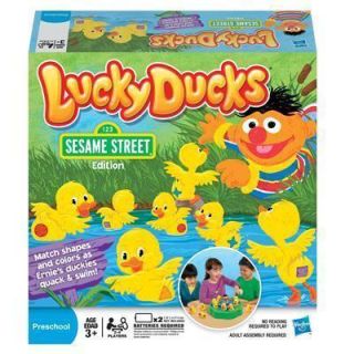 Lucky Ducks Sesame Street Edition Preschool Matching Game Ages 3 New 