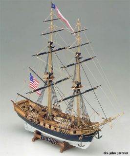 Mamoli Lexington Armed Brigantine Wood SHIP Model Kit New Boat 