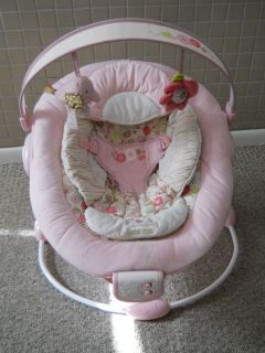 BRIGHT STARTS COMFORT AND HARMONY BOUNCER VINTAGE GARDEN EXCELLENT 