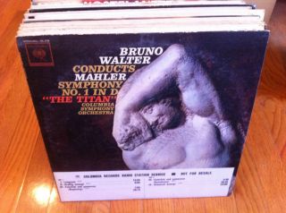MAHLER Symphony #1 in D TITAN vinyl LP NM Bruno Walter