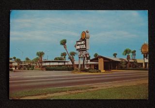   Quality Inn Palms Motel Harold Sigman Brunswick GA Glynn Co Postcard