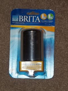 Brita Faucet Water Replacement Filter Chrome SEALED