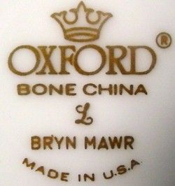 Oxford China Lenox Bryn Mawr Dinner Plate