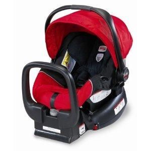 Britax Chaperone Baby Infant Carrier Car Seat Red