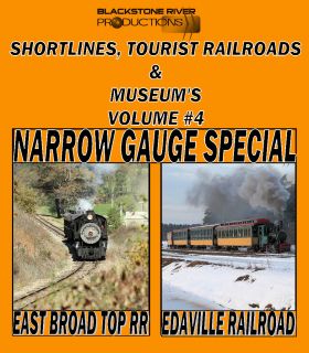   Railroads Museums 4 Edaville East Broad Top Blu Ray DVD
