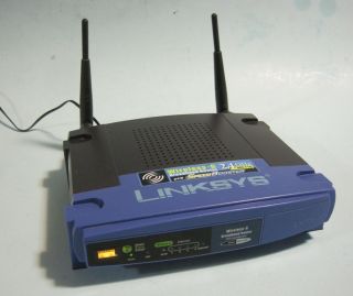 LINKSYS Wireless G Broadband ROUTER WRT54GS v6 2 4GHz 4 LAN 10 100 