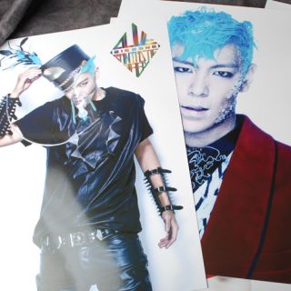 POP BIGBANG TOP 12cut 12PCS Posters Collection Bromide 2012 NEW