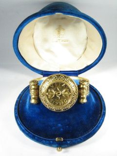 Superb Antique 18K Gold Etruscan Bracelet John Brogden