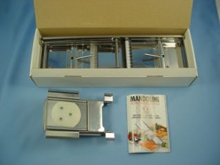 here is a TOP OF THE LINE bron COUCKE MANDOLIN STAINLESS STEEL SLICER 