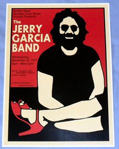 The Jerry Garcia Band Concert Poster Buffalo State