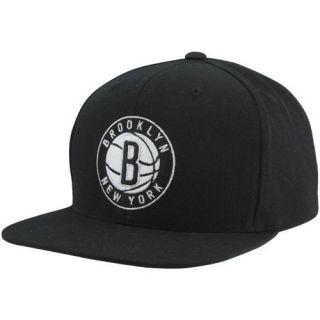 Mitchell & Ness Brooklyn Nets Standard Logo Snapback Adjustable Hat 