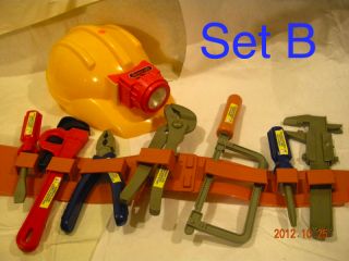 Pieces Kids Tool Belt Set Toy Hard Hat Role Play Bob the Builder 