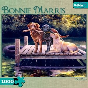 Buffalo Games Bonnie Marris Dog Days Jigsaw Puzzle 1000 PC