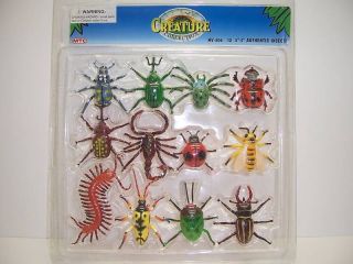 Realistic Plastic Authentic Toy Bugs Insects Playset