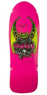 madrid beau brown prostyle skateboard deck pink