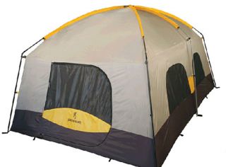 NEW Browning Camping Black Canyon 2 Room Tent Grey/Gold 5791011