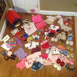 Build A Bear Huge Clothing ND Accessories Lot