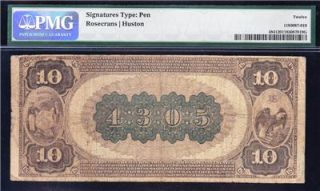 Nice RARE 1882 $10 RIPON, WI BROWNBACK National Banknote PMG 12 
