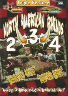 Lot of 3 New Wild Hog Hunting DVDs Javelina Pig Boar