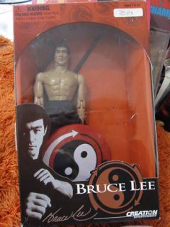 1999 BRUCE LEE ACTION FIGURE DOLL BY CREATION MIB