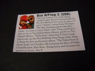 Bun B Pimp C UGK Recent Promo Only Article Image
