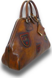 Italian High Quality Leather Shoulder Bag Capalbio Big