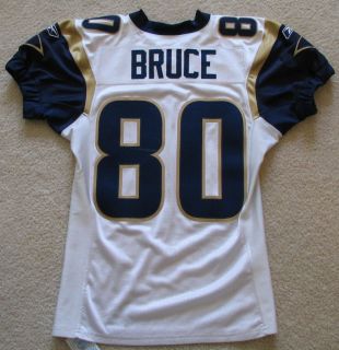 2003 Isaac Bruce St Louis Rams Game Worn Road Jersey