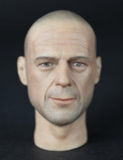 HeadPlay Bruce Willis 1/6 Figure Head Sculpt @@@ Die Hard Hot Toys 