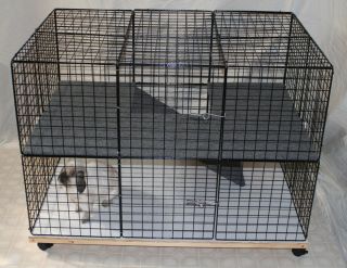 Rabbit cage Indoor BUNNY CONDO deluxe hutch pet pen large smooth soft 