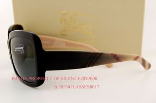 Brand New Burberry Sunglasses Be 4074 3001 87 Black 100 Authentic 