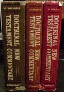 Doctrinal New Testament Commentary by Bruce R McConkie Volumes 1 3 