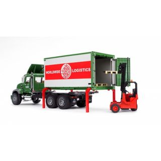 Bruder Granite Cargo Truck w Forklift Attached Toy Trucks Bruder Toys 