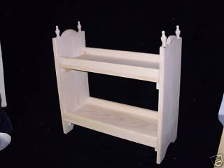 Doll Bed Perfect for 2 American Girl Dolls Unfinished