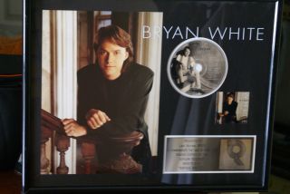 BRYAN WHITE Bryan White RIAA Certified Platinum Record Award Shania 