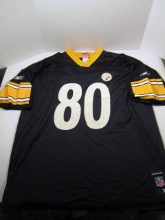 NFL Football Pittsburgh Steelers Burress 80 Jersey Reebok XL x Large 