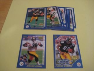   Pittsburgh Steelers Team Set Topps Collection Plaxico Burress