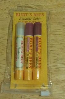 Burts Bees Kissable Color Lip Shimmer Kit
