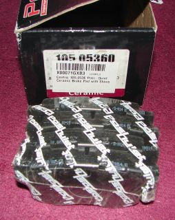 Posi Quiet Centric Ceramic Brake Pad set 105 0536 for 1993 1995 Acura 