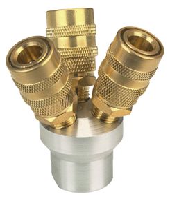 This 3 Way Quick Coupling Manifold Is New And In The Manufacturer 