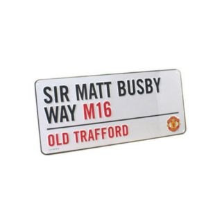Manchester United Sir Matt Busby Way Street Sign New