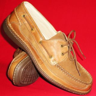 New Mens Nunn Bush Leather Loafers Moccasins Boat Casual Shoes Size 8 
