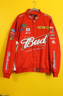 New Kevin Harvick Black Budweiser Bud NASCAR Racing Twill Cotton 